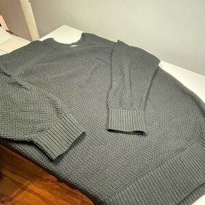 black waffle weave plus size sweater size xxl nwot
